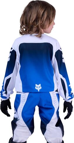 Fox Racing Youth 180 Motocross Dirt Bike Jersey, Blue, Large in Saudi Arabia