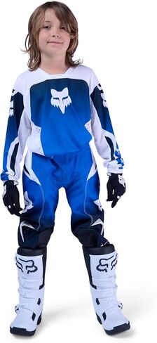 Fox Racing Youth 180 Motocross Dirt Bike Jersey, Blue, Large in Saudi Arabia