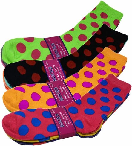 Glory Max 12-Pairs Women's Crew Socks Soft Thin Lightweight Breathable Athletic Casual Socks in Kuwait