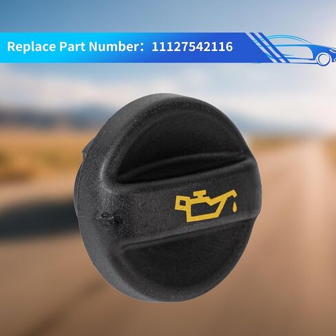 RLDYM OIL FILLER CAP 11127542116 لـ Citroen C2 C3 C4 BERLINGO PEUGEOT 206 207 208 MINI R56 R57 R58 in Kuwait