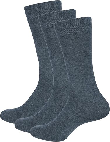 Pack of 3 Women's Formal Dress Solid Color Crew Full Length Reusable Washable Casual Wear Business Regular Socks in Saudi Arabia