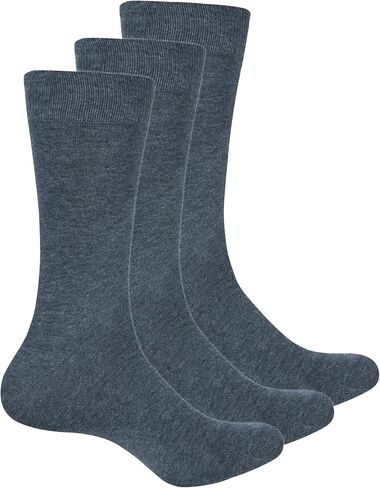 Pack of 3 Women's Formal Dress Solid Color Crew Full Length Reusable Washable Casual Wear Business Regular Socks in Saudi Arabia