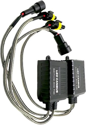 وحدة فك ترميز LED ، 2 عبوات السيارة 9V-16V DC H8/H11 استبدال مقاومات التحميل ، متوافقة مع مركبة الجهد المنخفض وتطبيق على موصل المصباح H8/H11 مصباح in Kuwait