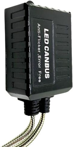 وحدة فك ترميز LED ، 2 عبوات السيارة 9V-16V DC H8/H11 استبدال مقاومات التحميل ، متوافقة مع مركبة الجهد المنخفض وتطبيق على موصل المصباح H8/H11 مصباح in Kuwait