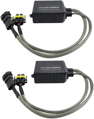 Led Decoder, 2-Packs Car 24V DC C19 LED Head Light Decoders, Compatible with 24V Vehicles and Apply to H8 H9 H11 LED Lights in Saudi Arabia