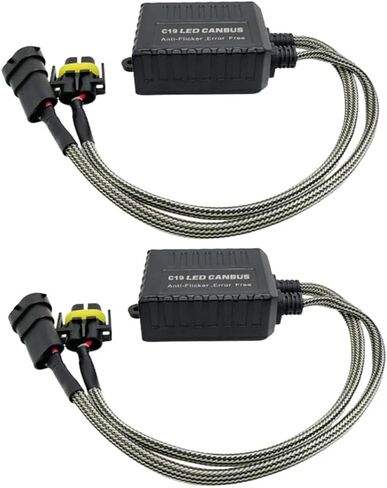 Led Decoder, 2-Packs Car 24V DC C19 LED Head Light Decoders, Compatible with 24V Vehicles and Apply to H8 H9 H11 LED Lights in Saudi Arabia