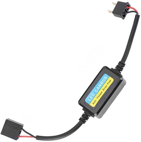 وحدة فك ترميز LED ، 2 عبوات CAR 9V-16V DC H7 مقاومات التحميل بديل ، متوافق مع مركبة الجهد المنخفض وتطبيق على موصل مصباح H7 مصباح المصباح in Saudi Arabia