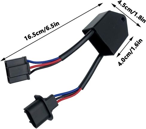 Led Decoder, 2-Packs Car 9-16V H4-To-H13 LED Head Light Decoders, Compatible with JW Speaker 8700, Truck-Lite 27270C and any other 7-Inch Round Shape LED Headlights in Saudi Arabia