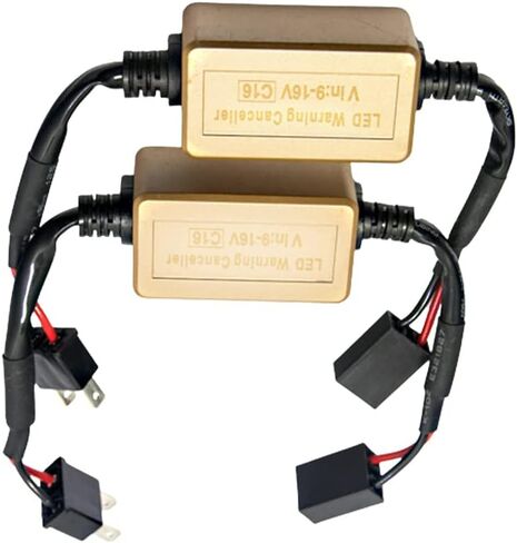 Led Decoder, 2-Packs Car 9-16V DC H7 Load Resistors Replacement, Compatible with Apply To H7 Lamp Bulb Connector in Saudi Arabia