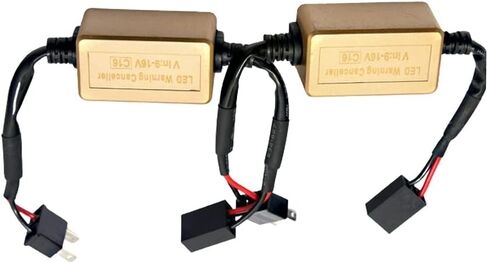 Led Decoder, 2-Packs Car 9-16V DC H7 Load Resistors Replacement, Compatible with Apply To H7 Lamp Bulb Connector in Saudi Arabia