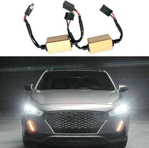 Led Decoder, 2-Packs Car 9-16V DC H7 Load Resistors Replacement, Compatible with Apply To H7 Lamp Bulb Connector in Saudi Arabia