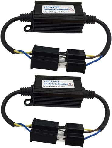 وحدة فك ترميز LED ، 2 عبوات السيارة 9-16V DC H4 عارضات ضوء الرأس ، متوافقة مع مركبات 9V-16V وتطبيق على مصابيح LED H4 in Saudi Arabia