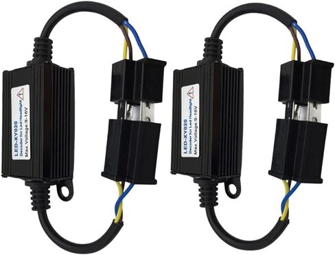 وحدة فك ترميز LED ، 2 عبوات السيارة 9-16V DC H4 عارضات ضوء الرأس ، متوافقة مع مركبات 9V-16V وتطبيق على مصابيح LED H4 in Saudi Arabia