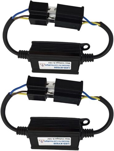 وحدة فك ترميز LED ، 2 عبوات السيارة 9-16V DC H4 عارضات ضوء الرأس ، متوافقة مع مركبات 9V-16V وتطبيق على مصابيح LED H4 in Saudi Arabia