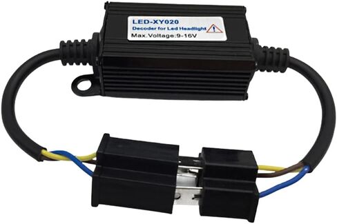 وحدة فك ترميز LED ، 2 عبوات السيارة 9-16V DC H4 عارضات ضوء الرأس ، متوافقة مع مركبات 9V-16V وتطبيق على مصابيح LED H4 in Saudi Arabia