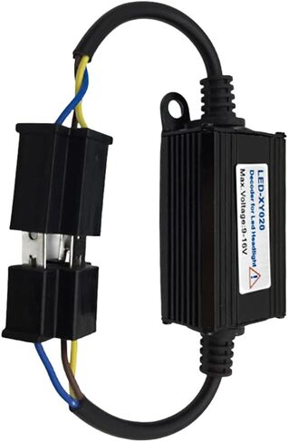 وحدة فك ترميز LED ، 2 عبوات السيارة 9-16V DC H4 عارضات ضوء الرأس ، متوافقة مع مركبات 9V-16V وتطبيق على مصابيح LED H4 in Saudi Arabia