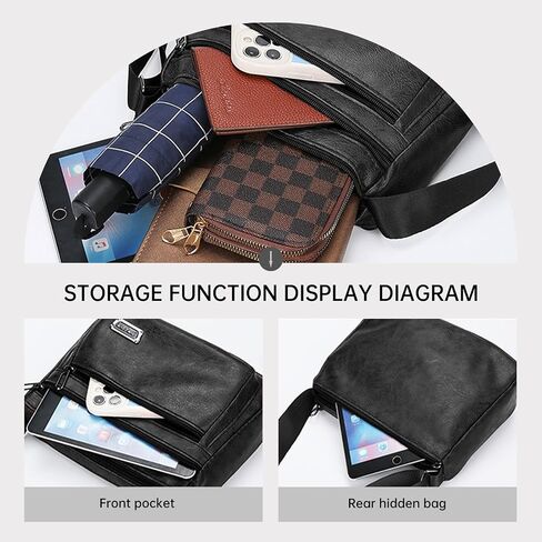 Portable Crossbody Sling Bag for Men Women, Classic Shoulder Backpack Chest Daypack Satchel for Hiking Travel in Saudi Arabia