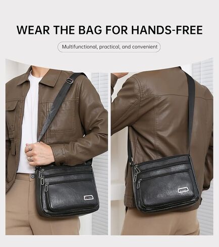 Portable Crossbody Sling Bag for Men Women, Classic Shoulder Backpack Chest Daypack Satchel for Hiking Travel in Saudi Arabia