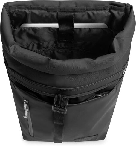 EASTPAK Up Roll – 23L Roll-Top Backpack with 16" Laptop Sleeve, Security Pocket, Bottle Holder & Water-Resistant Finish, Tarp Khaki in Saudi Arabia