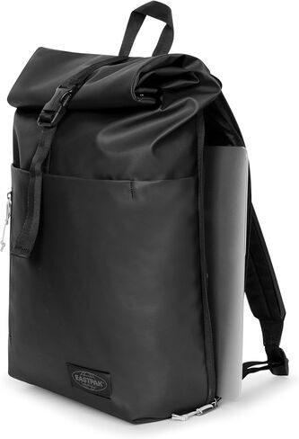 EASTPAK Up Roll – 23L Roll-Top Backpack with 16" Laptop Sleeve, Security Pocket, Bottle Holder & Water-Resistant Finish, Tarp Khaki in Saudi Arabia