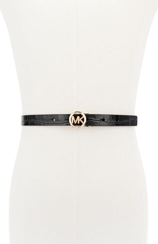 Michael Kors Women's 1 Inch Logo Skinny Belt, Stylish & Versatile Accessory for Everyday Wear in Saudi Arabia