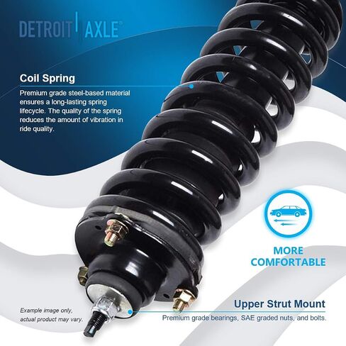Detroit Axle - 8pc Struts Shocks Kit for 2003-2018 Toyota 4Runner 2007-2014 FJ Cruiser Front 2 Struts with Coil Spring Assembly Rear 4 Sway Bar Links 2 Shock Absorbers Replacement Suspension Kit in Saudi Arabia