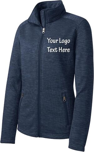 حبر Stitch Ladies تصميم مخصص الخاص بك شعار الخاص بك مخيط التطريز Digi Stripe Jukets (L231) in Saudi Arabia
