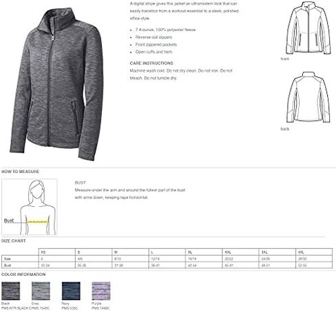 حبر Stitch Ladies تصميم مخصص الخاص بك شعار الخاص بك مخيط التطريز Digi Stripe Jukets (L231) in Saudi Arabia