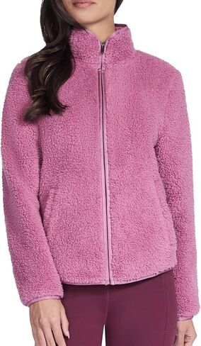 Skechers Women's Go Walk Sherpa Full Zip Jacket in Saudi Arabia