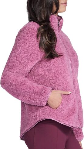 Skechers Women's Go Walk Sherpa Full Zip Jacket in Saudi Arabia