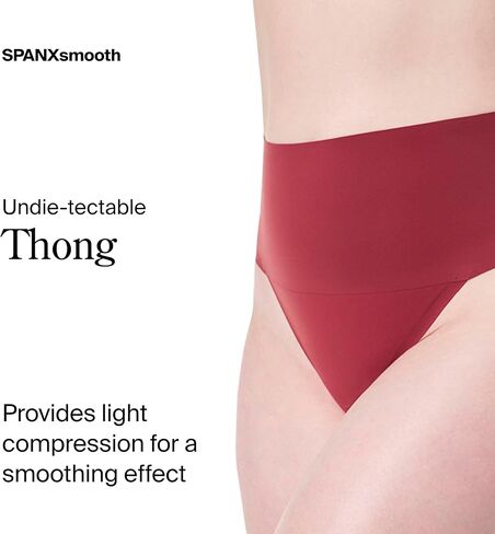 SPANX, Undie-tectable Thong, Dark Sapphire, Large in Kuwait