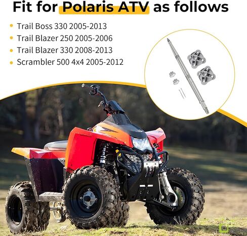 M Mati المحور الخلفي محور المحور ومحور العجلات الخلفية لـ Polaris Trail Blazer 250 330 Trail Boss 330 2005-2013 Scrambler 500 4x4 2005-2012 5133967 5131777 in Kuwait