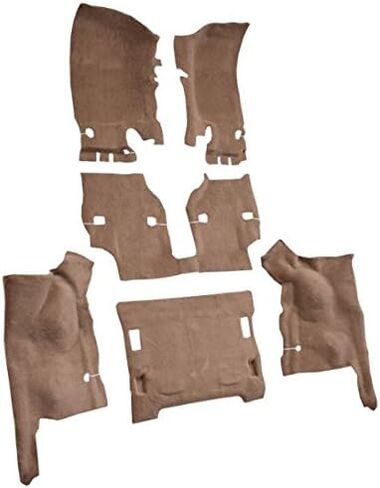 ACC Accotive Carpet متوافقة مع بابين من 2011 إلى 2018 Jeep Wrangler ، مجموعة كاملة (801 Blush Plush Pile) in Saudi Arabia