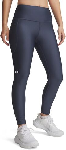 سروال نسائي من Under Armour HeatGear Armor عالي الخصر مانع للانزلاق عند الكاحل، (814) أحمر الانقلاب / / أبيض، X-Large in Saudi Arabia