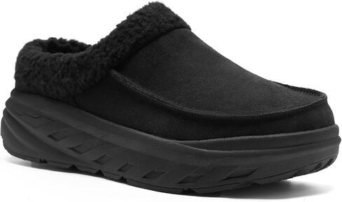 Men's Orthopedic Diabetic Winter Slippers: Wide Tox Box Comfortable Arch Support Plantar Fasciitis Walking House Clogs Shoes, Orthotic Casual Warm Slip On Loafers for Foot and Heel Pain Relief in Saudi Arabia