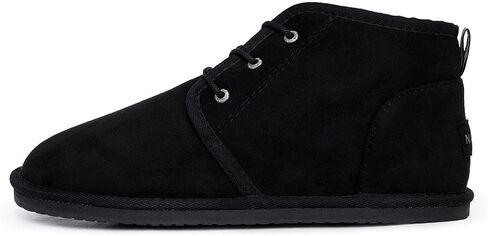 Nautica Men’s Winter Ankle Boots – Sherpa Lined Lace Up Slippers for Cold Weather, Warm Indoor Outdoor House Shoes, Comfortable Cozy Booties in Saudi Arabia