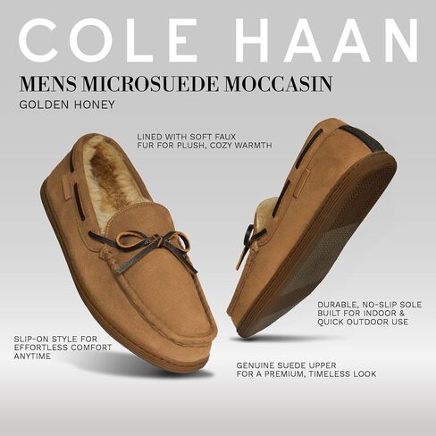 كول هان للرجال الكلاسيكي على microsuede moccasin slipper in Saudi Arabia