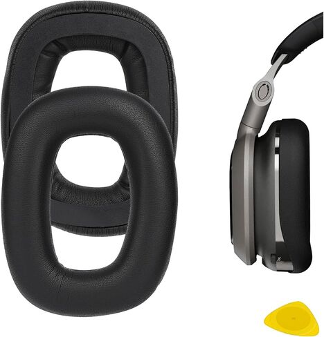 Geekria QuickFit Replacement Ear Pads for Logitech G Astro A30 Headphones Ear Cushions, Headset Earpads, Ear Cups Cover Repair Parts (White) in Saudi Arabia