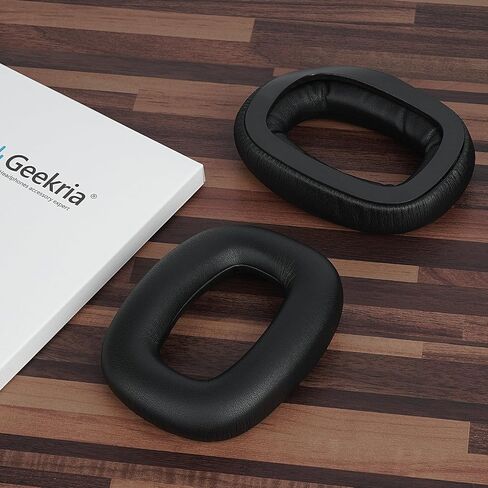 Geekria QuickFit Replacement Ear Pads for Logitech G Astro A30 Headphones Ear Cushions, Headset Earpads, Ear Cups Cover Repair Parts (White) in Saudi Arabia