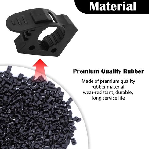 4PCS Quick Release Clamp,Adjustable Rubber Clamp for Shovel Holder & Molle Panel Mounts,Shovel Rack for Truck Automotive Tools Fits 1-1/7" to 1-3/7" Diameter Tool Handles in Saudi Arabia