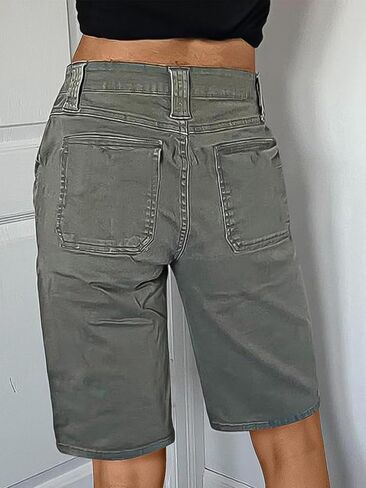 Flamingals Flamingals Bermuda Cargo Shorts Mid Rise Strain Summer Summer Disual Strendy Shorts in Saudi Arabia
