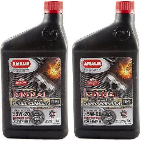 Amalie (71046-56 Imperial Turbo Formula 5W-20 Motor Oil - 1 Quart in Saudi Arabia