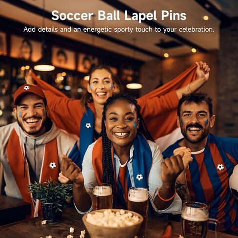 30 Pcs Sports Lapel Pins, Soccer Ball Enamel Pins, Football Metal Shirt Tie Brooches, Sports-themed Hat Charm Decorations for Backpack, Pin Presents for Ball Lovers, 0.98" in Saudi Arabia