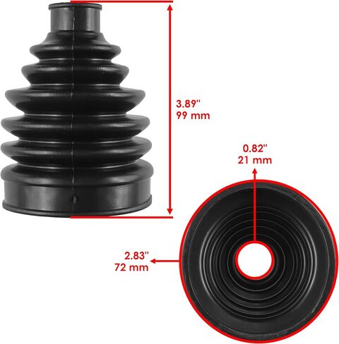 مجموعة التمهيد CV CV المحور الخلفي Caltric متوافق مع Yamaha Viking 700 YXM700 EPS 2014-2025 / Viking VI 700 YXC700 EPS 2015-2025 / Wolverine YXE70 2016-2018 in Kuwait
