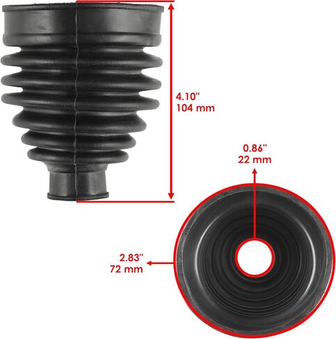 مجموعة التمهيد CV CV المحور الخلفي Caltric متوافق مع Yamaha Viking 700 YXM700 EPS 2014-2025 / Viking VI 700 YXC700 EPS 2015-2025 / Wolverine YXE70 2016-2018 in Kuwait