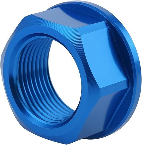 CNC Billet Rear Axle Collar Nut - Compatible with KTM & Husqvarna (Black) in Kuwait