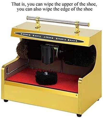 Automatic Induction Shoe Polisher Machine – Multi-Brush Electric Shoe Cleaning and Polishing System, 40W, Infrared Sensing, Automatic Oiling – for Home & Office Use in Saudi Arabia