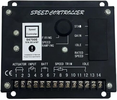 S6700E S6700H Diesel Generator Set Speed Control Board Engine Governor Electronic Generator Speed Controller(S6700H) in Kuwait