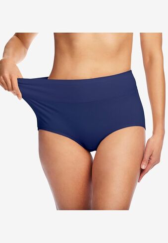 Comfort Comfort Choice Plus Size Cotton Spandex Comfort Brief 2 pack in Kuwait