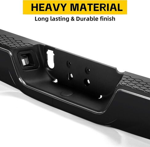 KUAFU Rear Step Bumper Assembly Compatible with 2009-2022 Dodge RAM 1500 W/Dual & license lamp W/O Sensor Holes Replacement For CH1103123 Two Packages in Saudi Arabia